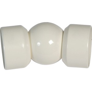 Dieda Eckverbindungsset, Aluminium, Weiß, für Treppen- & Geländerbau. 5 Gelenke für 0-90° Winkel.