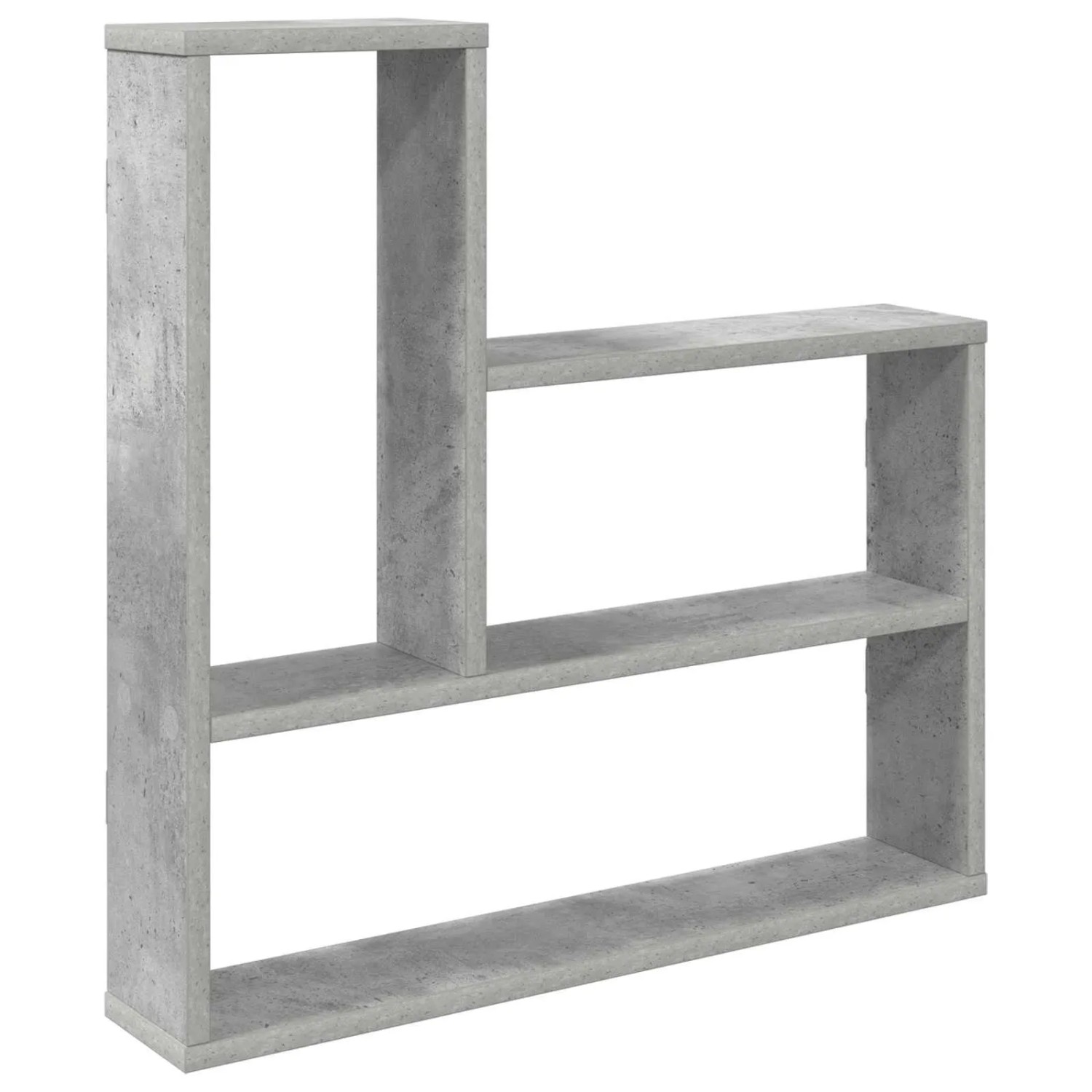 vidaXL Wandregal Betongrau 60 x 11 x 60 cm Holzwerkstoff 8012167