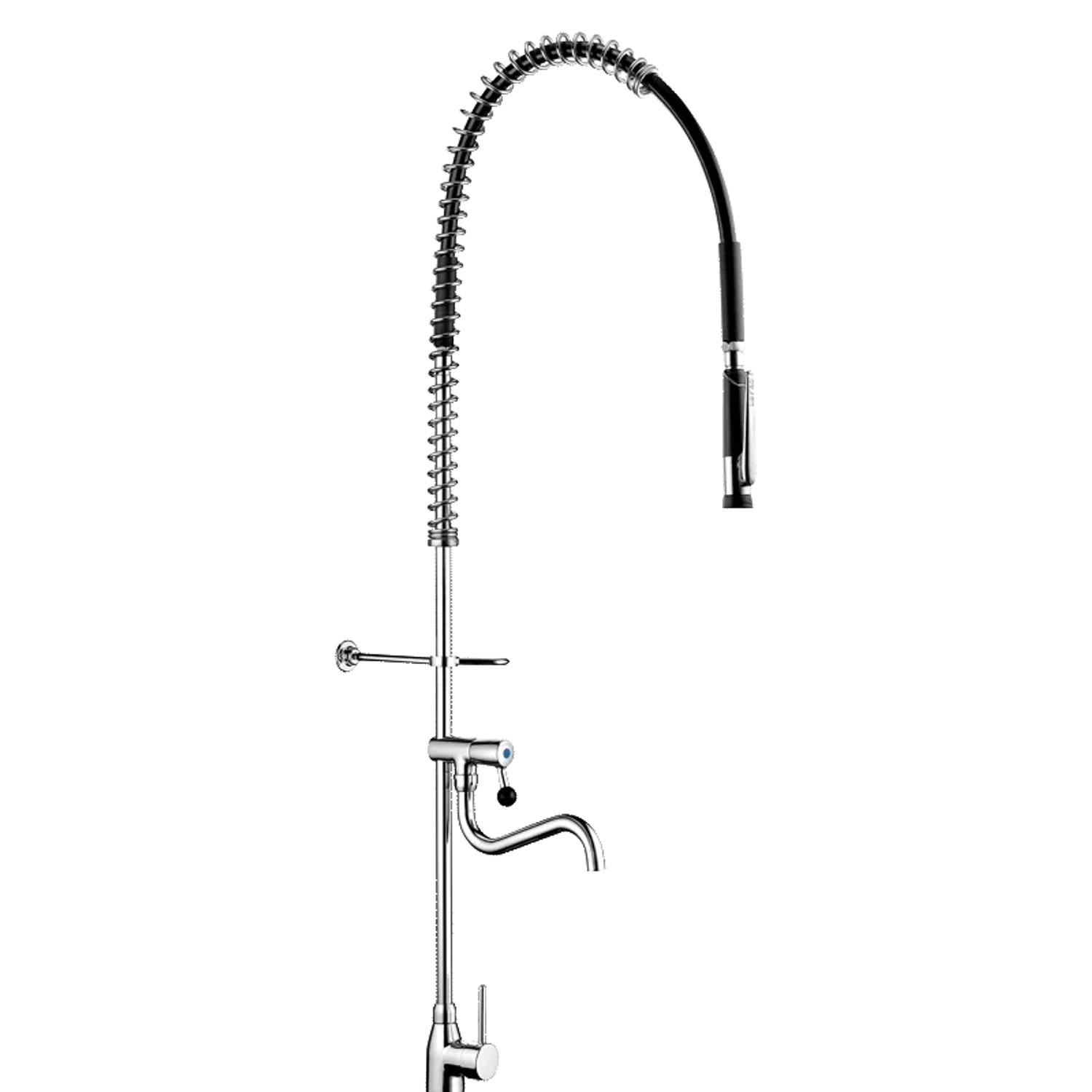 Thumbnail - Delabie Geschirrspülbrause Garnitur 433010 Einhebelmischer mit Handbrause