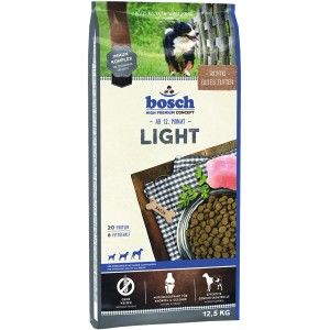 Bosch Light Hundefutter, 12,5kg Sack Spezialfutter für Hunde mit Übergewicht.