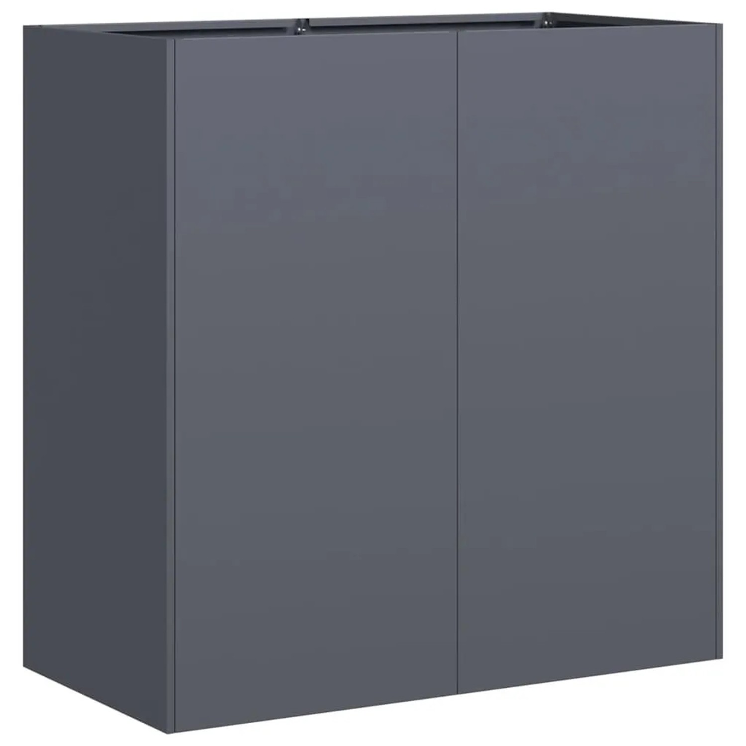 vidaXL Pflanzkübel Anthrazit 80x40x80 cm Kaltgewalzter Stahl 860712