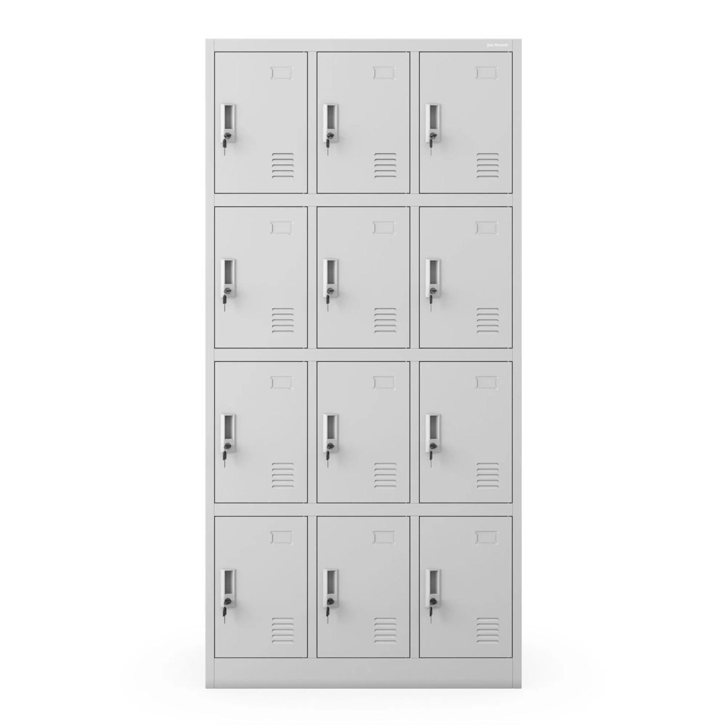 Jan Nowak Spind Fächerschrank MARCIN 185 x 90 x 40 cm Grau