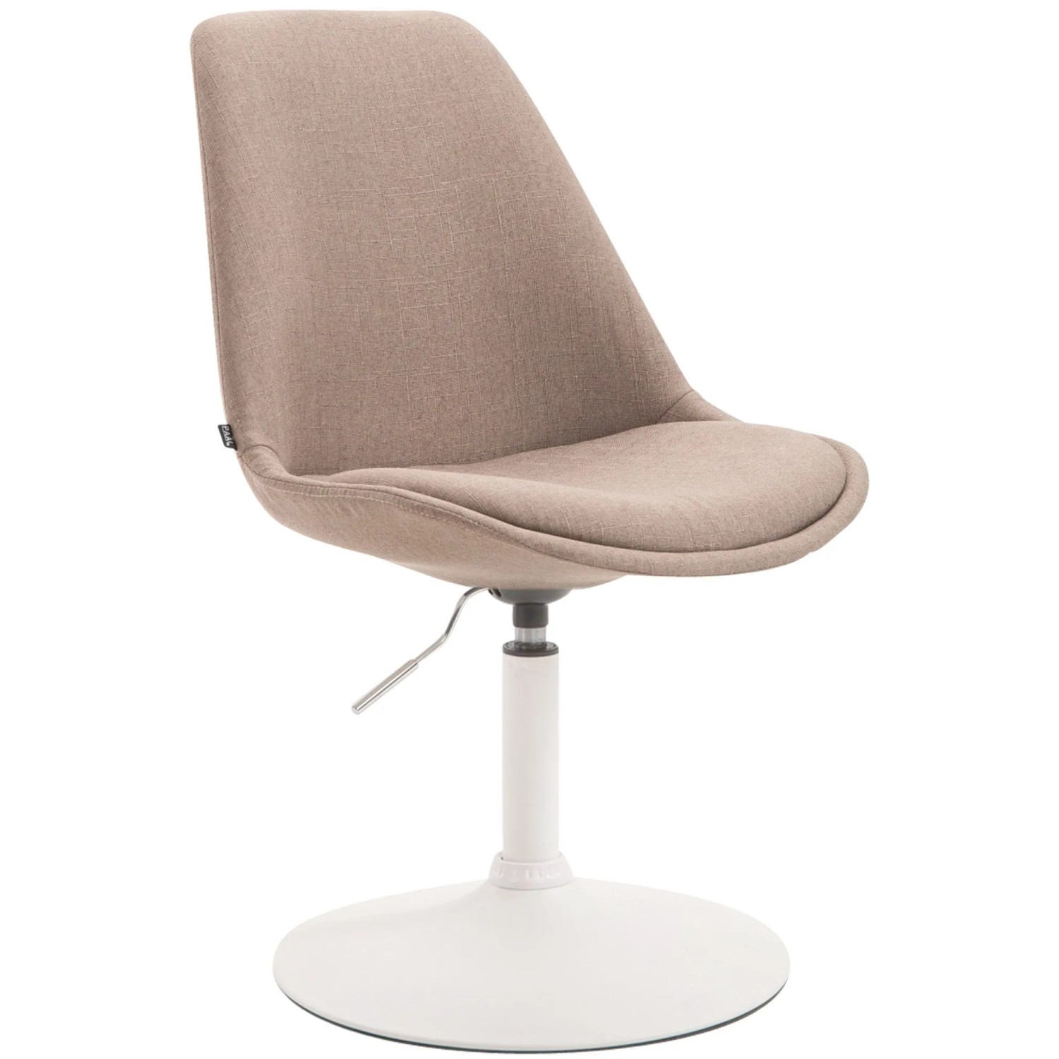 CLP Esszimmerstuhl Maverick Stoff Taupe/Weiß