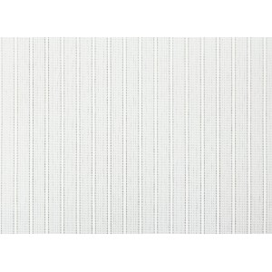 Weiß gestreifter Lamellenvorhang, 100x260 cm, aus Polyester. Sicht- und Sonnenschutz für Fenster.