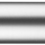 Mydeco Gardinenstange in Edelstahl-Optik, 160 cm lang, für Gardinenringe.