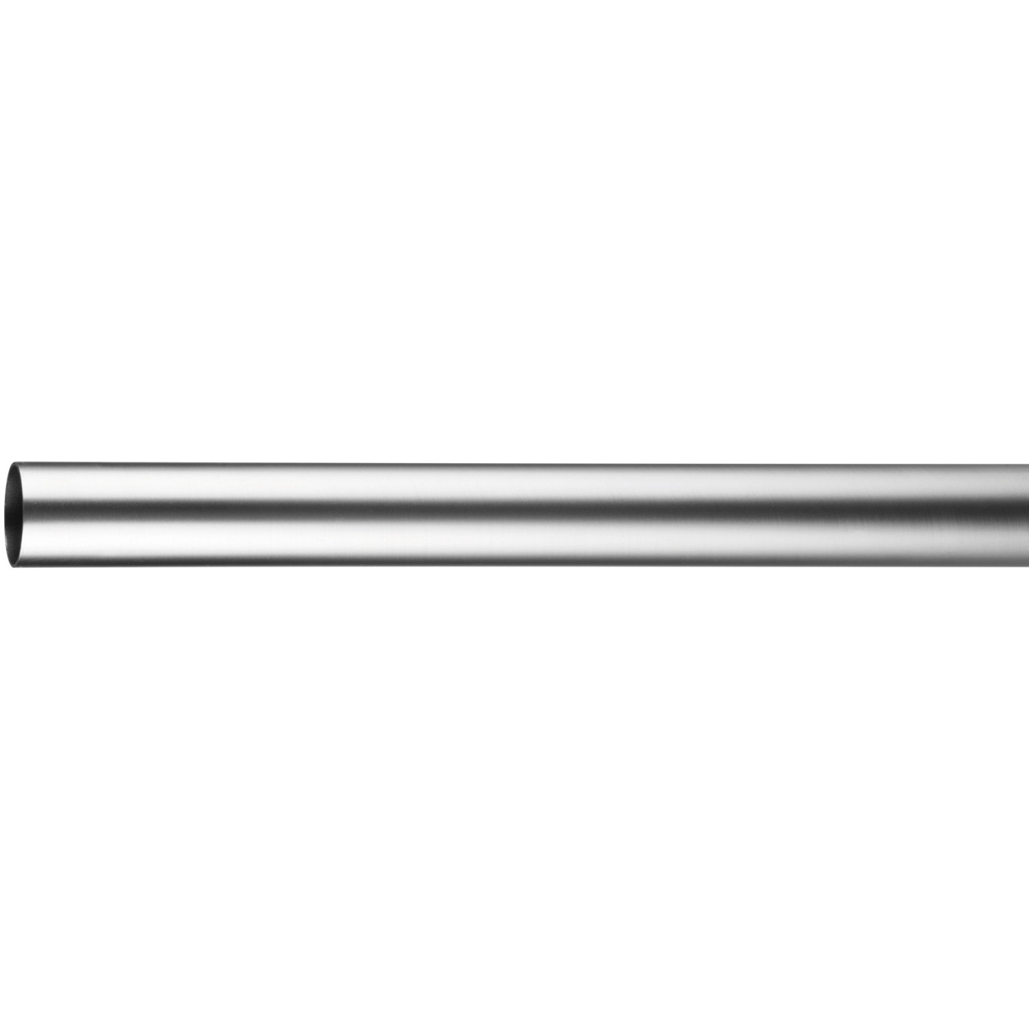 Mydeco Gardinenstange für Ringe Edelstahl-Optik Ø 2,5 cm x 160 cm