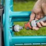 Gardena CleverRoll M Easy Schlauchwagen: Schlauchanschluss Detail.