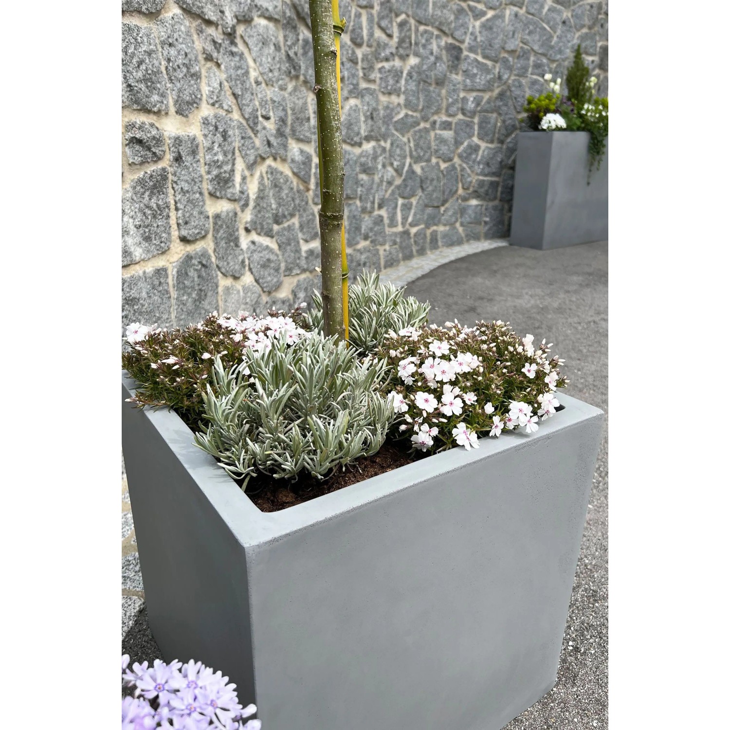 Pflanzkubel Betonoptik Outdoor