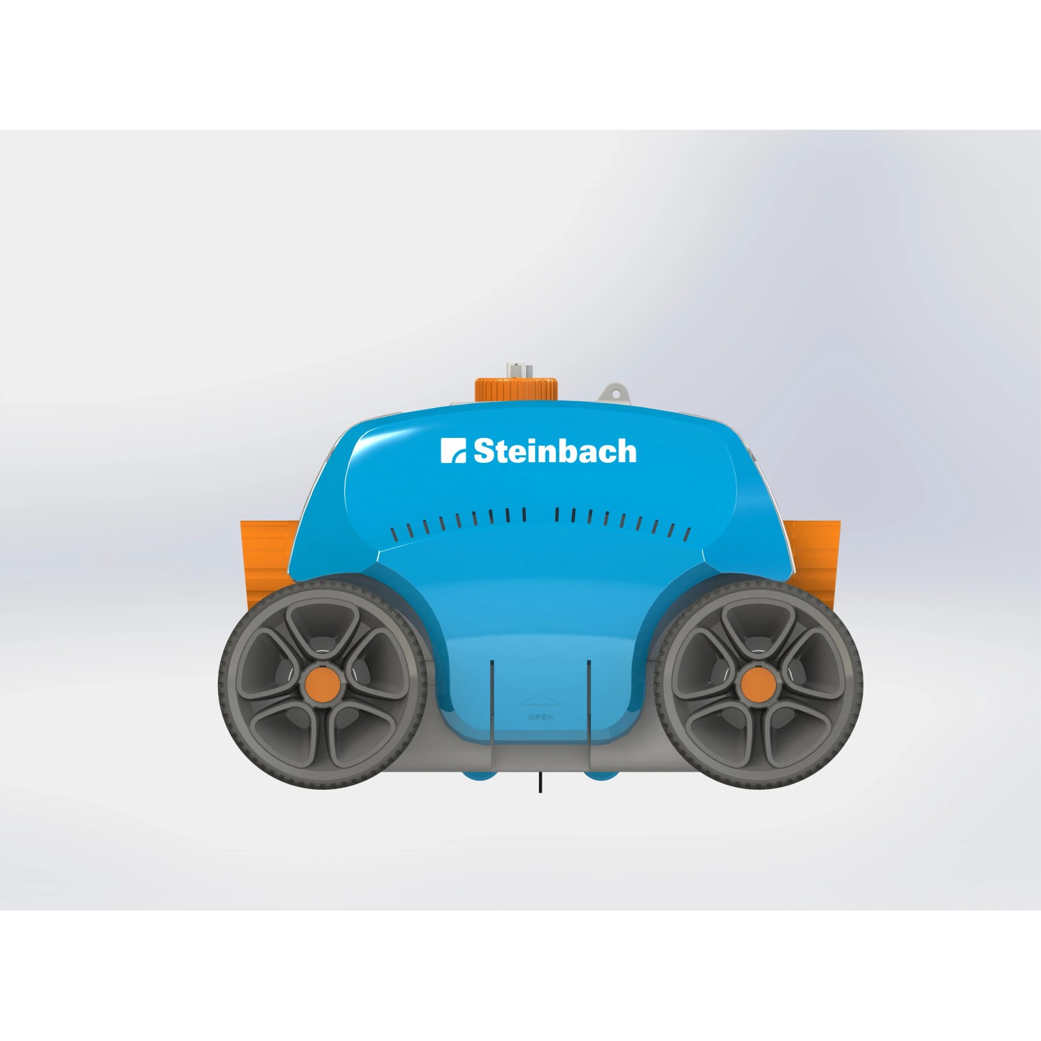 Steinbach Poolrunner Battery + Poolroboter in blau mit Rädern und Bürsten.