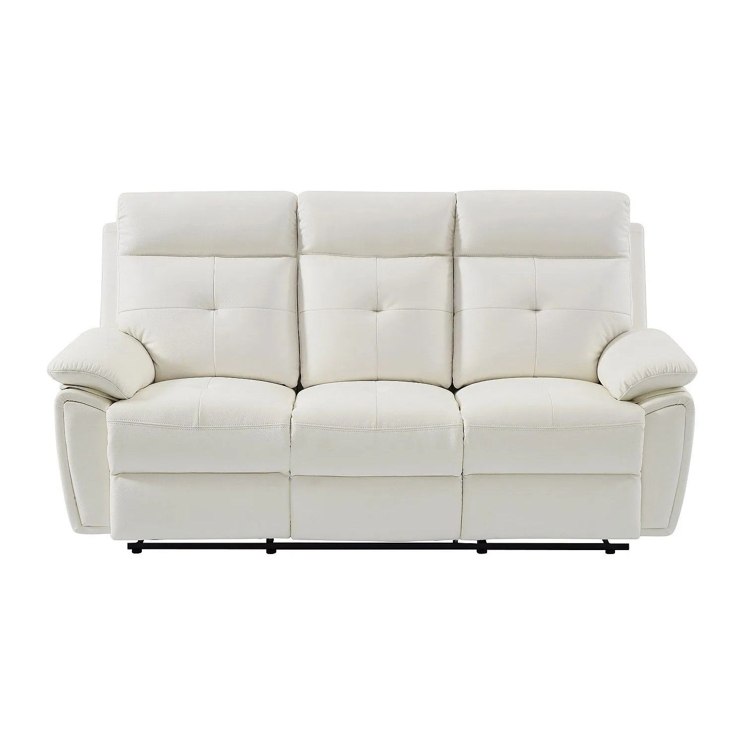 Vente-unique Relaxsofa Vineta Weiß 200 cm