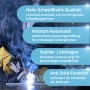 STAHLWERK ARC 200 Puls Pro Schweißgerät in Aktion, Funktionen hervorgehoben.