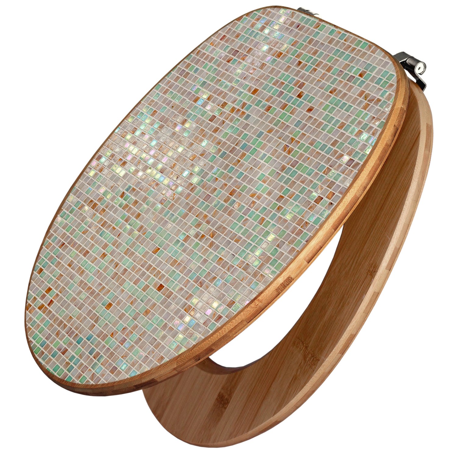 Banjado Design WC Sitz Bambus Toilettendeckel Toilettensitz Bambus Holz Klo günstig online kaufen