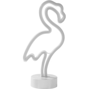 Easymaxx Tischleuchte Flamingo in Pink, Neon-Optik, batteriebetrieben.