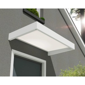 Palram - Canopia Vordach Sophia 17 cm x 160 cm x 95 cm Weiß Opal