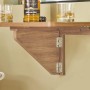 SoBuy Wandklapptisch FWT03-PF in Vintage-Optik, ideal als platzsparender Esstisch oder Laptoptisch.