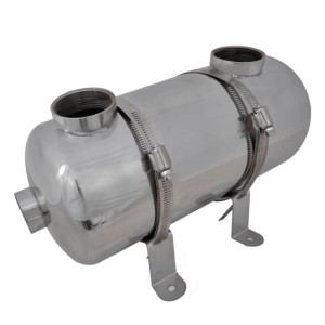 vidaXL Pool Wärmetauscher 355 x 134 mm 40 kW 90868