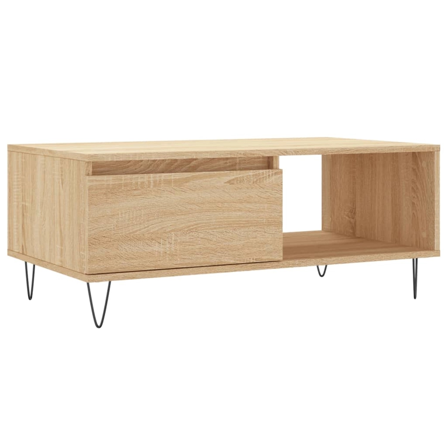 vidaXL Couchtisch Sonoma-Eiche 90x50x36,5 cm Holzwerkstoff Modell 6 günstig online kaufen