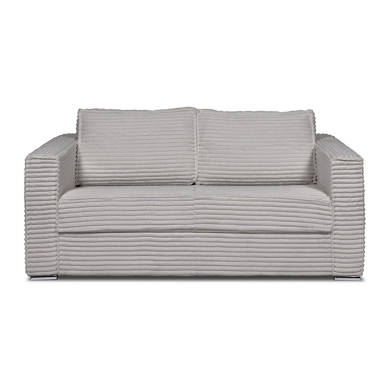 Vente-unique Schlafsofa Loreto Hellgrau 195 cm