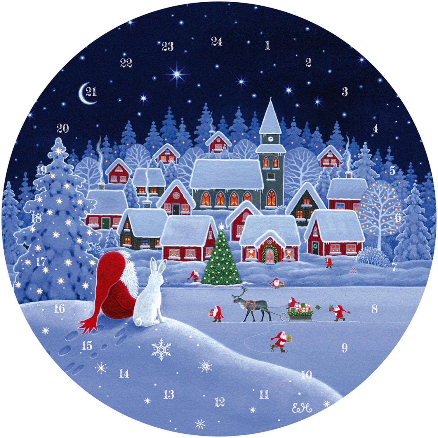 Adventskalender Tomtes fleißige Helfer