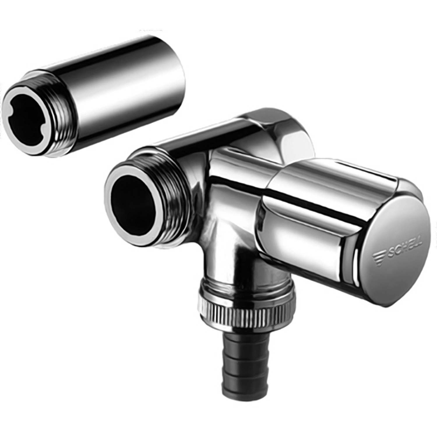 Schell NA-Ventil Comfort DN20 G 3/4 AG x G 3/4 IG Anschluss rechts, Baulänge 56