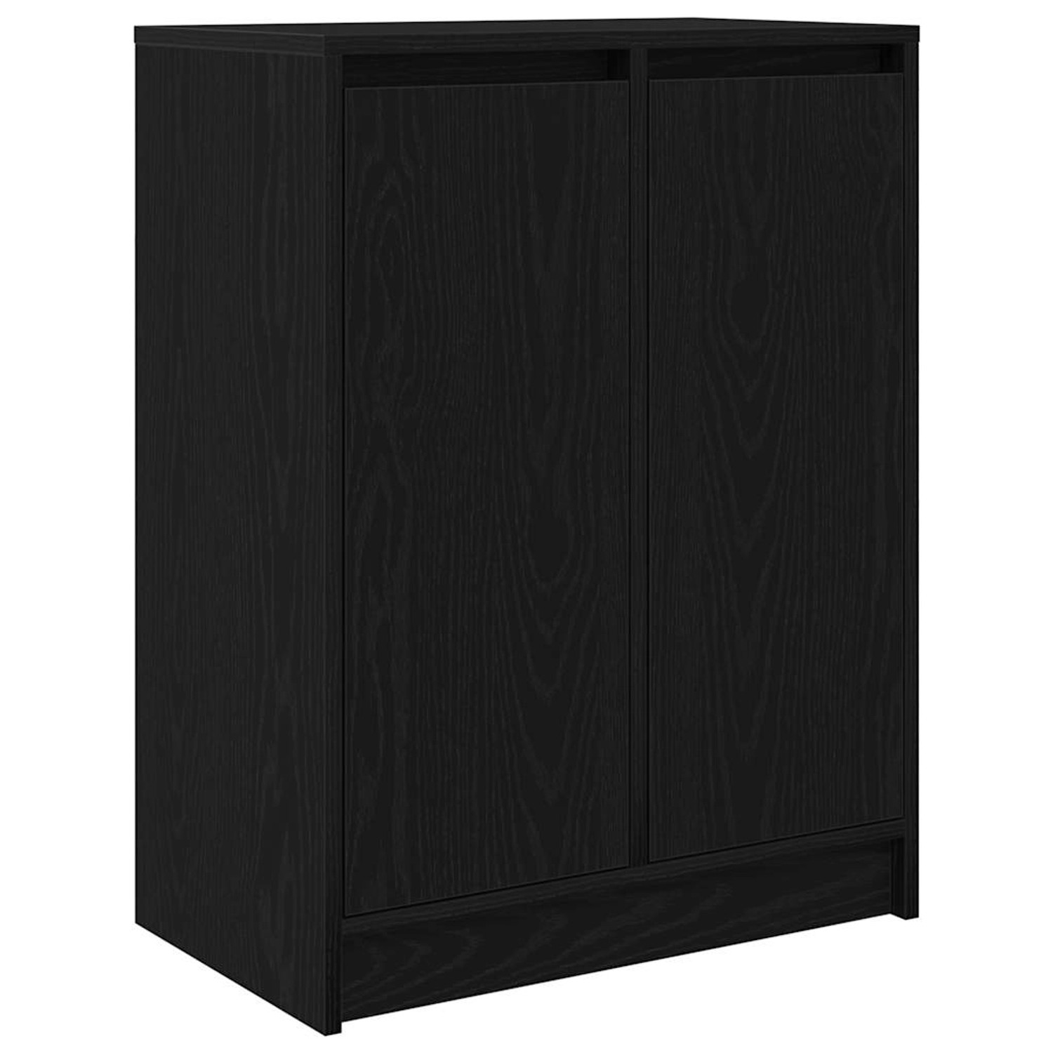 vidaXL Sideboard Schwarz Eichen-Optik 57x34x76 cm Holzwerkstoff 861617 günstig online kaufen