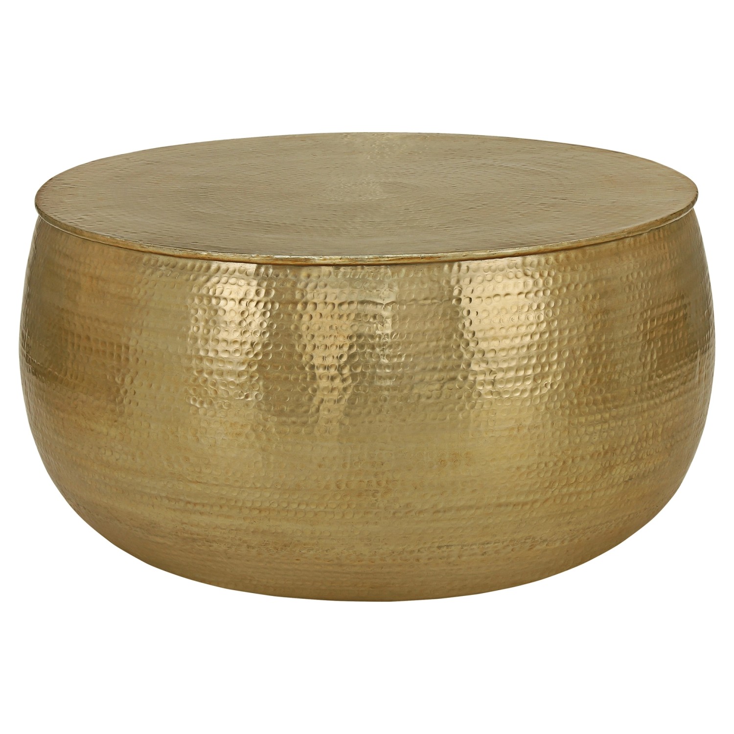 Womo-Design Couchtisch 90x45 cm Gold Hammerschlag-Optik Handgefertigt günstig online kaufen