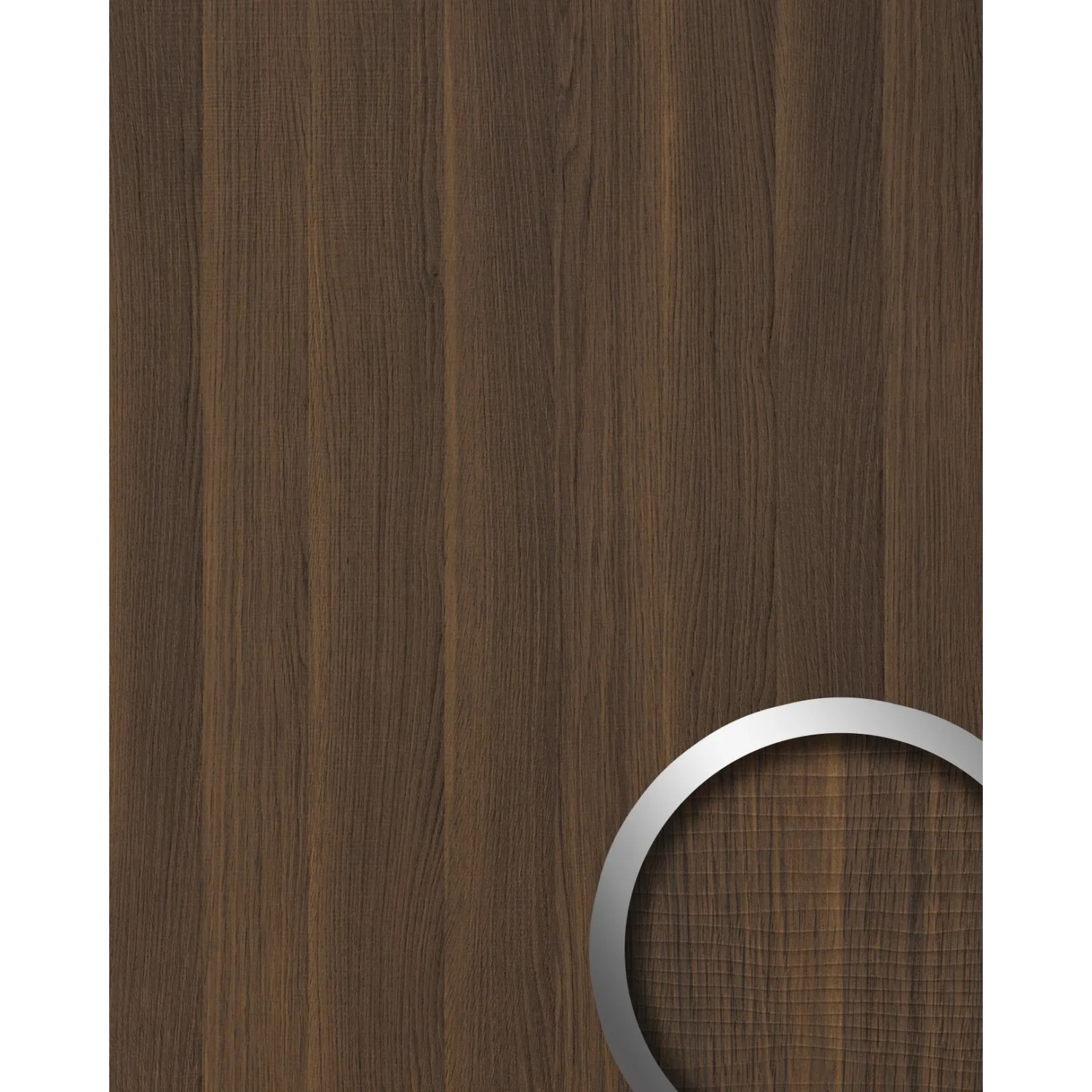 WALLFACE Wandpaneel 25159 NUTWOOD, Nussbaum Dekor dunkelbraun, Holz Optik.