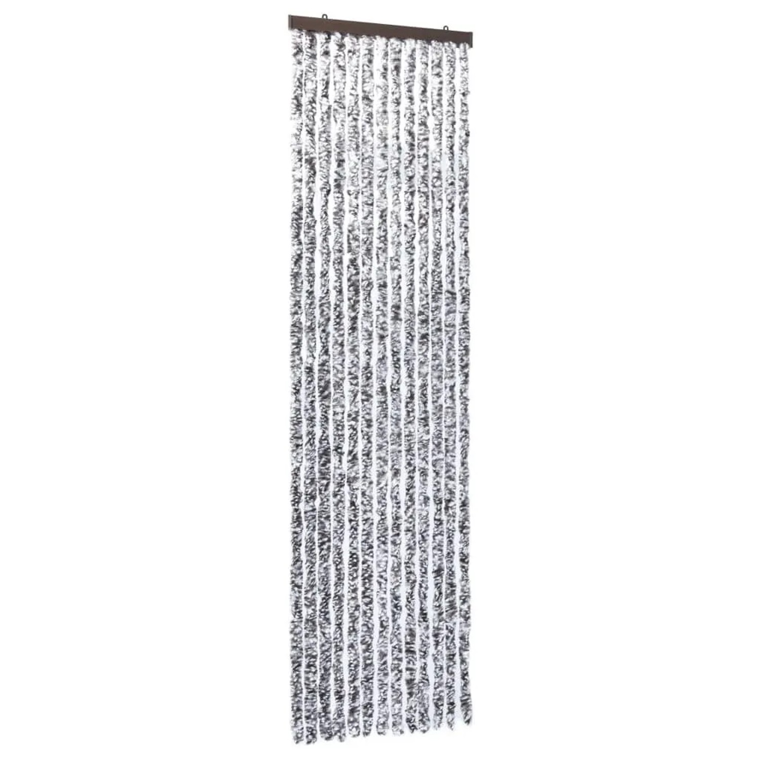 vidaXL Insektenschutz-Vorhang Braun und Beige 56x185 cm Chenille 284276