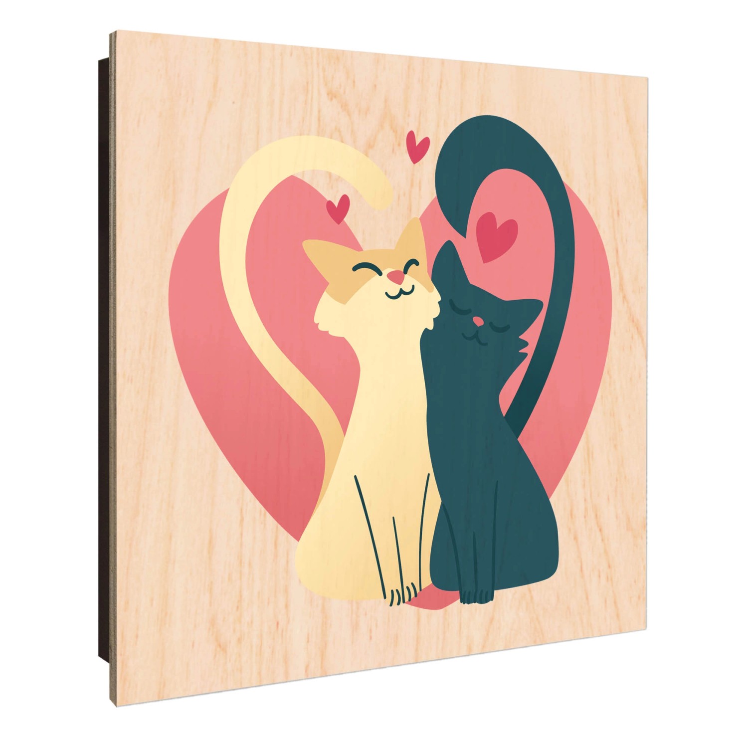Banjado Großer Schlüsselkasten Holz 30x30cm Schwarz Scharnier Links 50 Hake günstig online kaufen