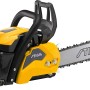 Stiga CS 545 Benzin-Kettensäge in Gelb und Schwarz mit 40 cm Schwert.