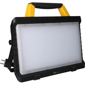 LED's Work LED-Baustrahler, 45W, 4000K, IP54, mit Tragegriff und Steckdosen.