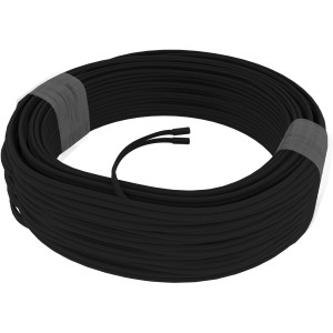 Schwarzes Licht Basis-Kabel, 12V, 2-polig, 25m Rolle für Terrassenbeleuchtung.