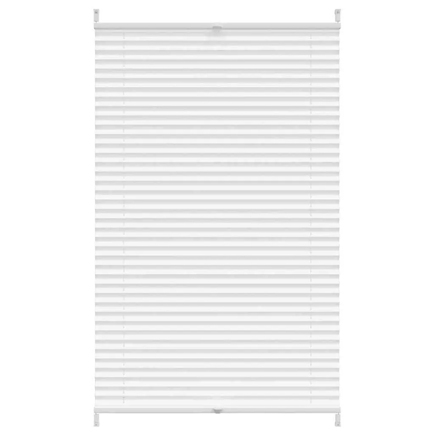 vidaXL Verdunklungsplissee 90x150 cm Weiß 240607