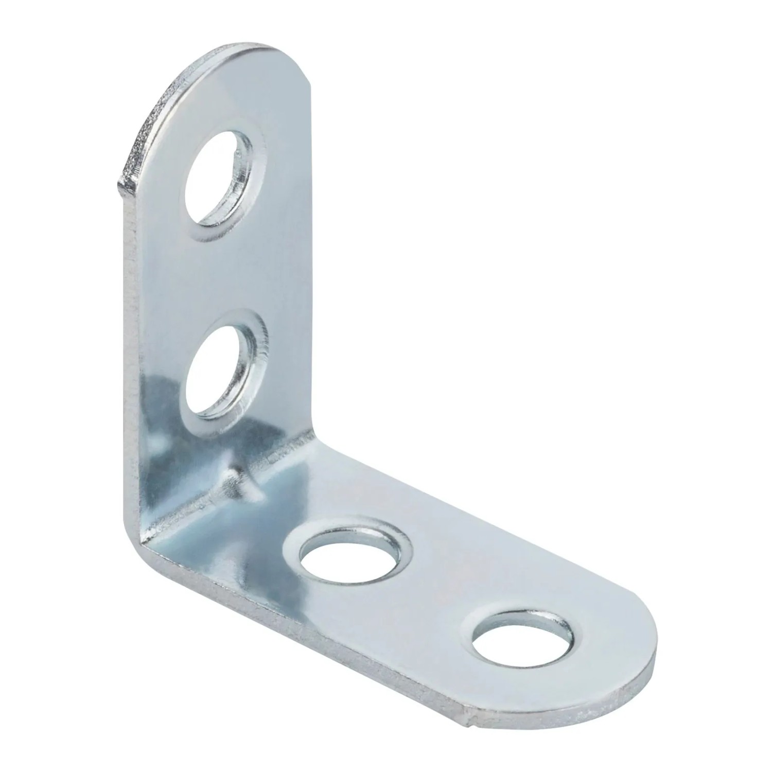 SOTECH 10 x Winkelverbinder 30 x 30 x 15 x 1,5 mm Abgerundet Stahl Verzinkt Lochung Gesenkt mit Sicke