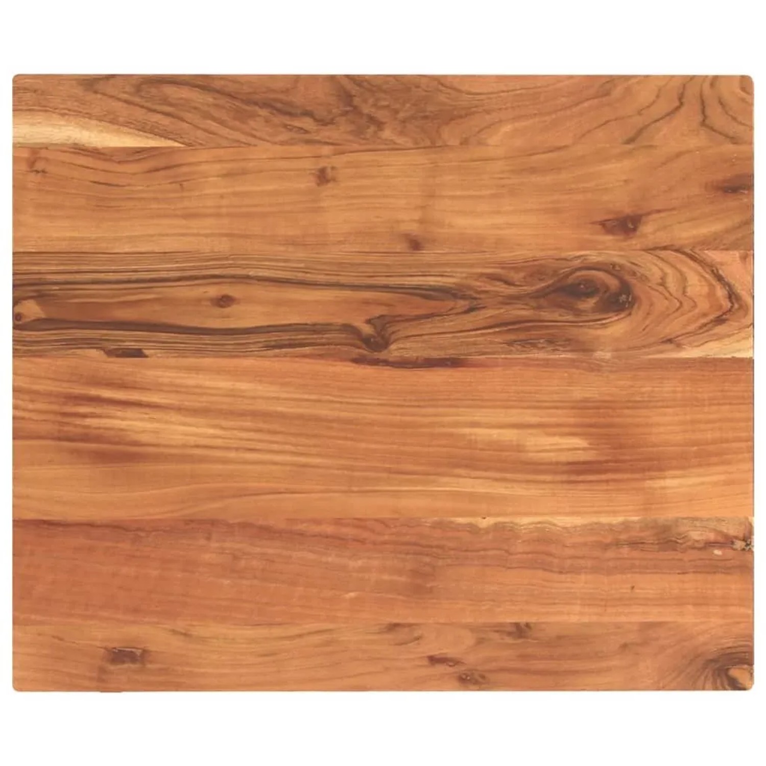 vidaXL Tischplatte 60x50x2,5 cm Rechteckig Massivholz Akazie 370915