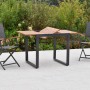 Merxx Paxos Gartenmöbel-Set: Klappsessel und Ausziehtisch aus Akazie, ideal für Balkon und Terrasse.