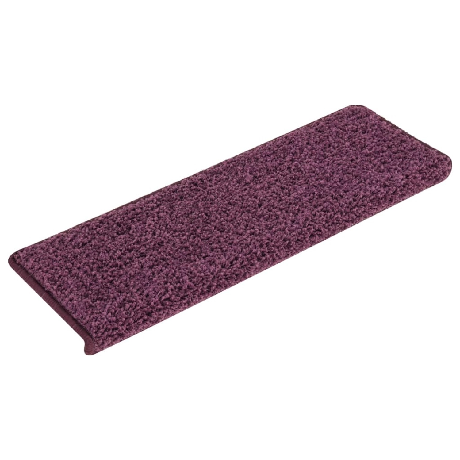 vidaXL Stufenmatten 15 Stk 65 x 21 x 4 cm Dunkelviolett Rechteckiger Rand 3 günstig online kaufen