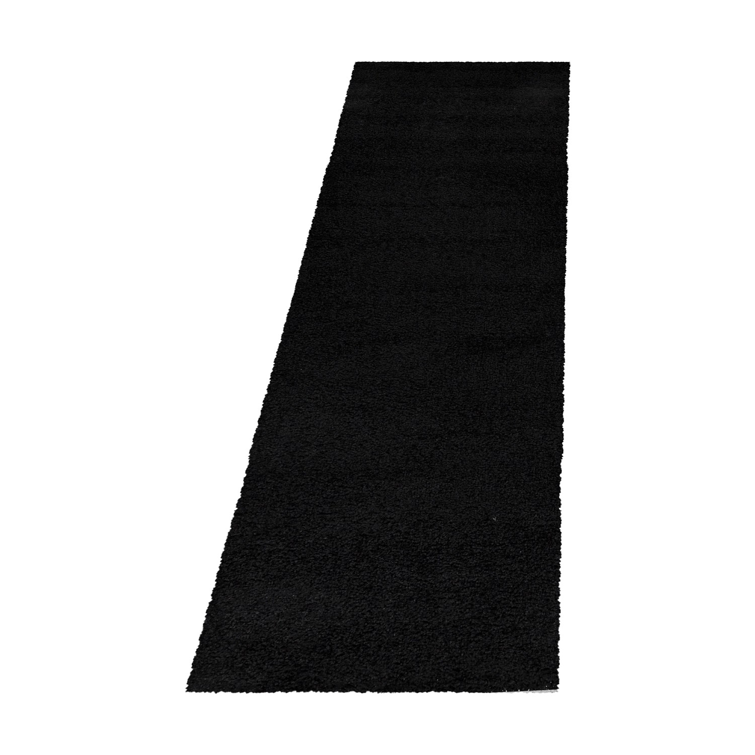 Ayyildiz Hochflorteppich Sydney 3000 Schwarz 80 cm x 250 cm günstig online kaufen