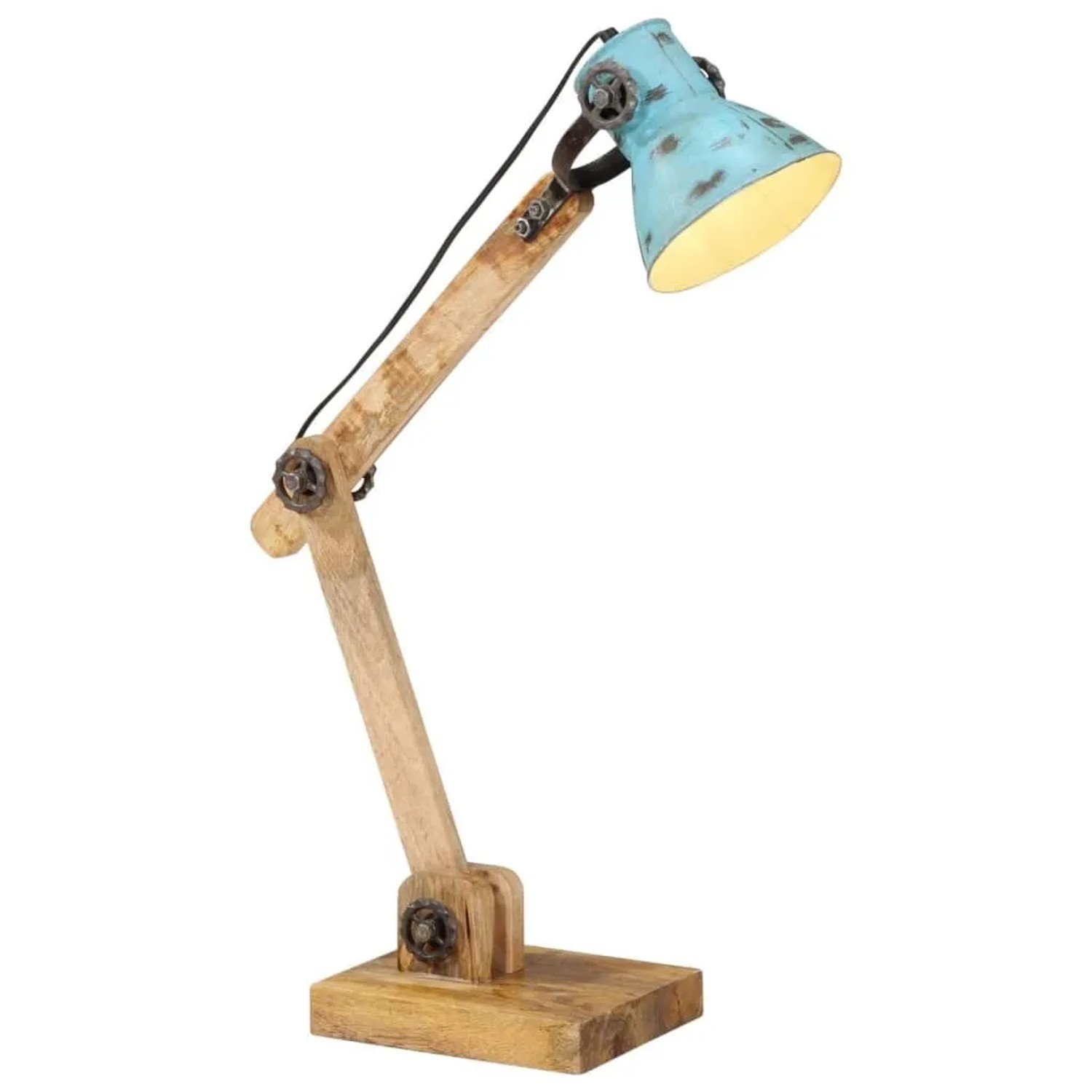 vidaXL Schreibtischlampe 25 W Blau 23x18x96 cm E27 371840
