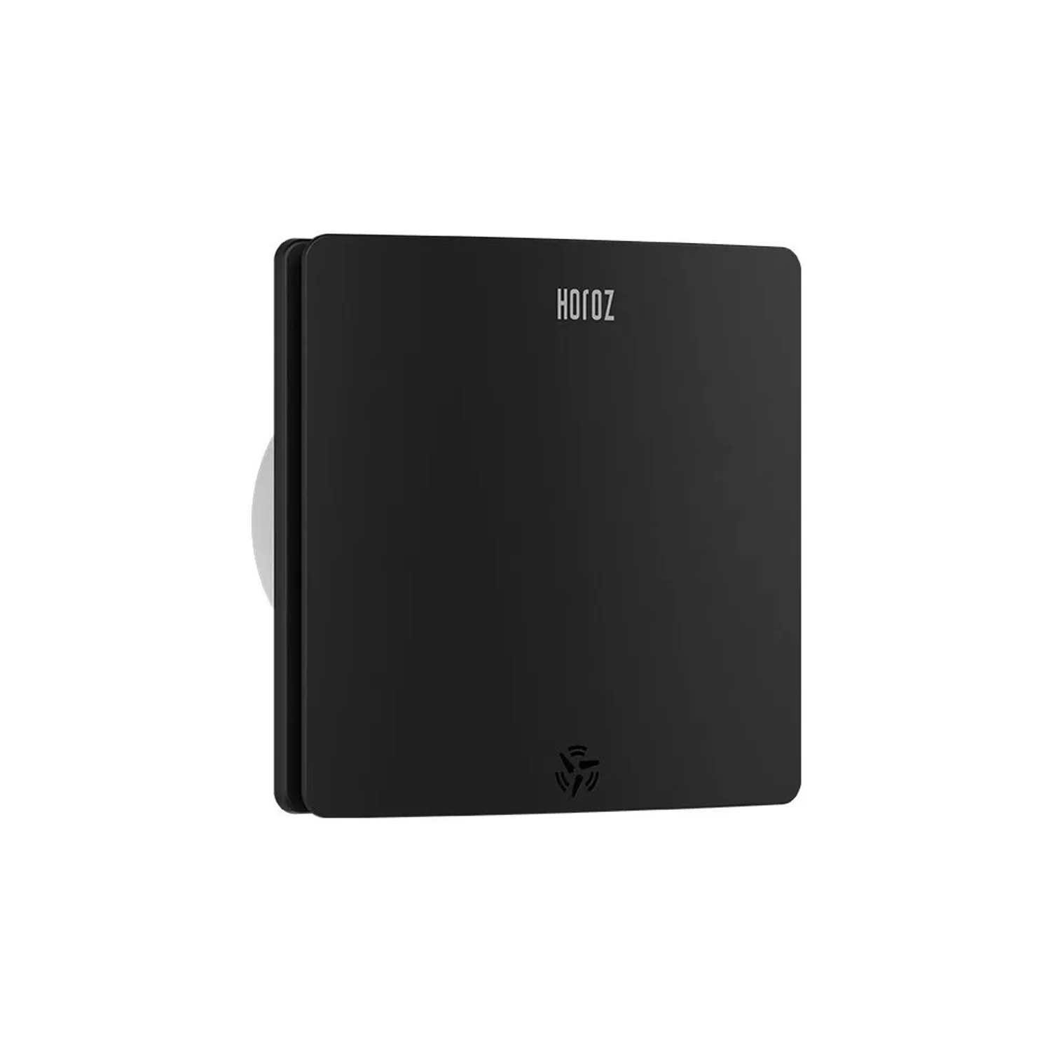 HOROZ Badlüfter 100 mm 12 W 100 m³/h 43 dB Schwarz Mit Filter Wandventilator Badventilator FELIX