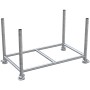 Schake Stapelpalette, 1,3x0,7x0,7m, feuerverzinkt, für Baugeräte und Lagertechnik.