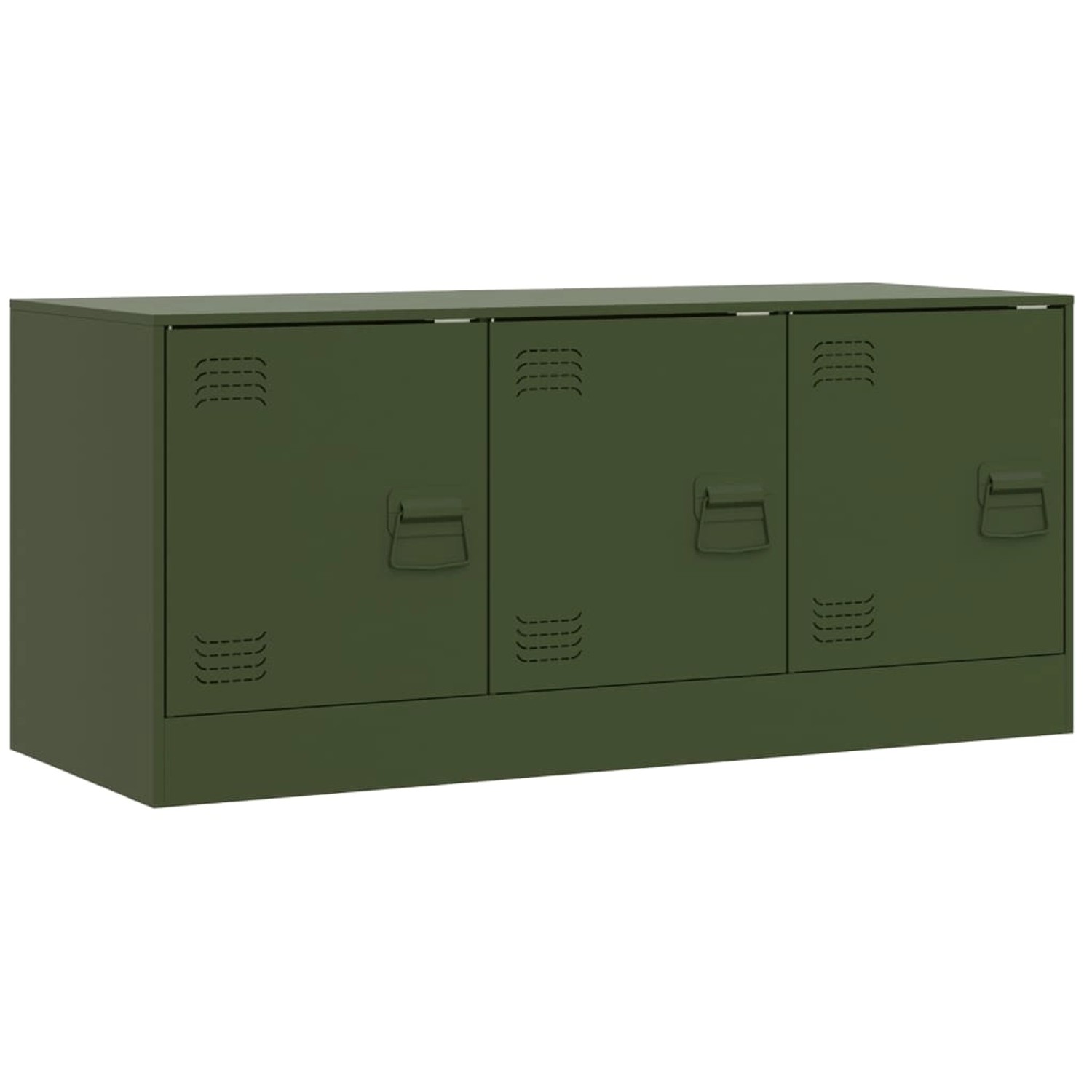 vidaXL TV-Schrank Olivgrün 99x39x44 cm Stahl 841647 günstig online kaufen