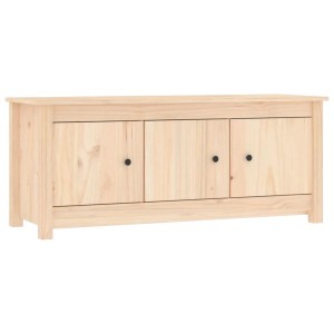 vidaXL Schuhschrank 110x38x45,5 cm Massivholz Kiefer 814599