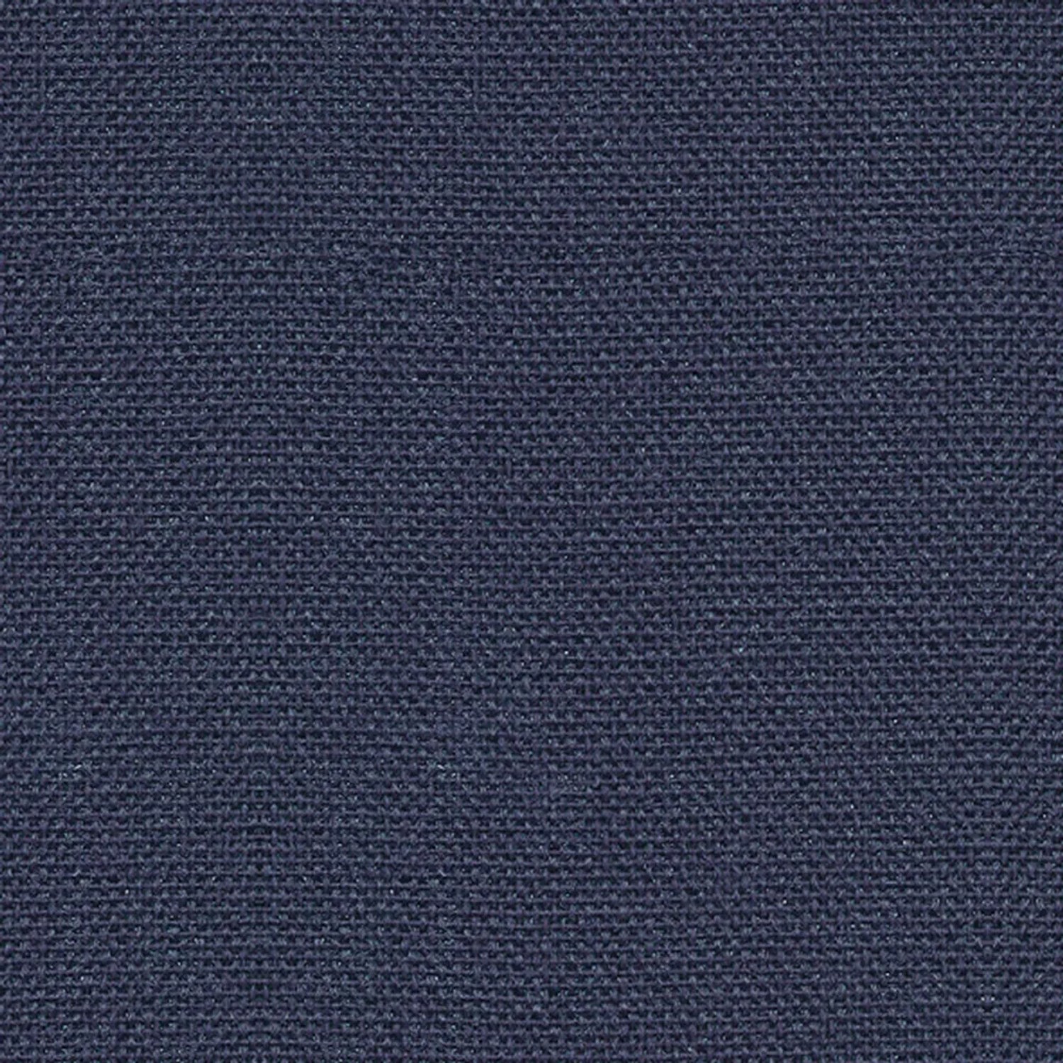 Detailaufnahme: Blaues Velux Sichtschutzrollo, Stoffstruktur.