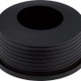 Schwarzer HT-Gumminippel (32/50 mm) für Siphondichtungen zur Verbindung von Siphon und Rohrleitung.
