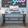 Rebiko Weißer Moderner Gaming-Computertisch für Gamer Loft Groß 120 cm_4