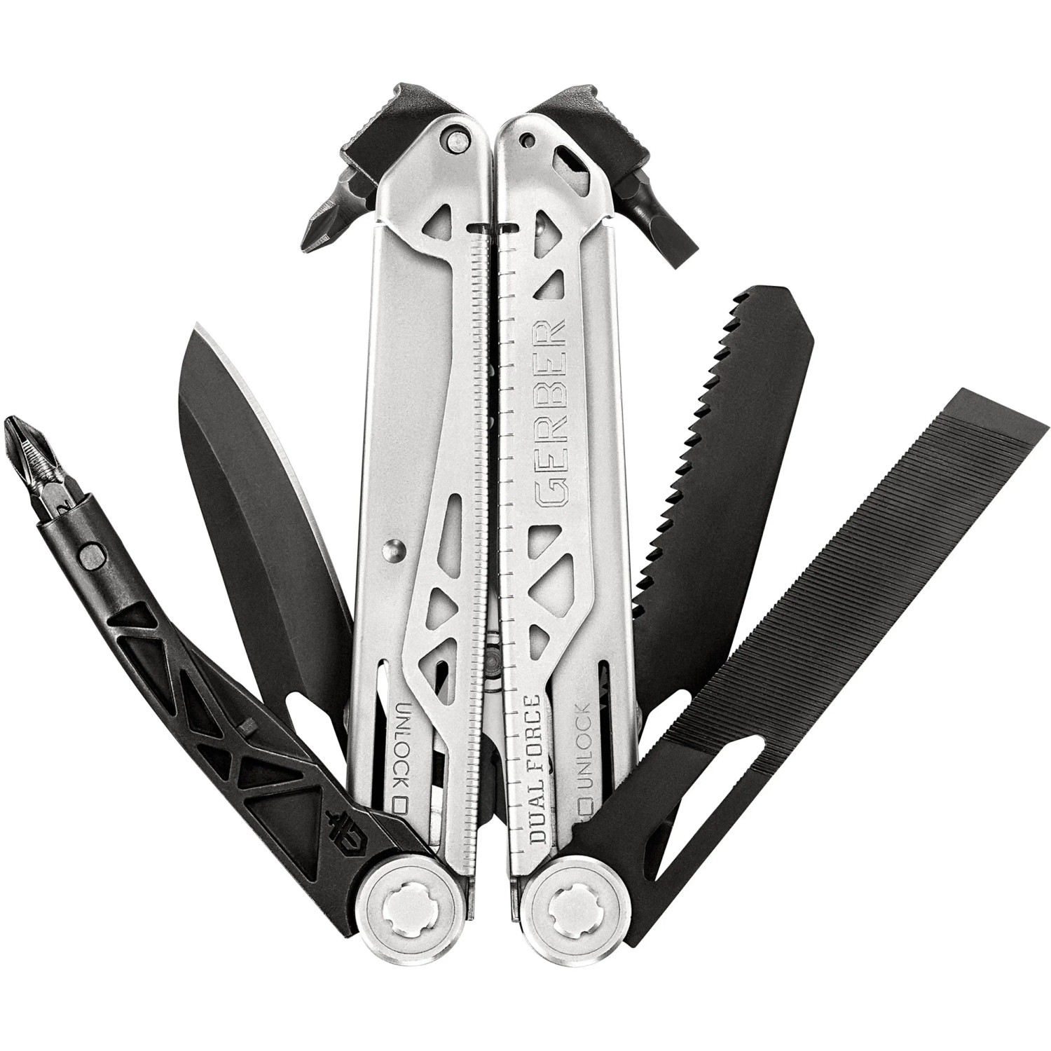 Gerber Multi-Tool Dual Force Mit 12 Werkzeuge Edelstah
