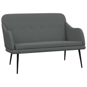 vidaXL Sitzbank Dunkelgrau 110x76x80 cm Stoff 351484