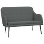 vidaXL Sitzbank Dunkelgrau 110x76x80 cm Stoff 351484