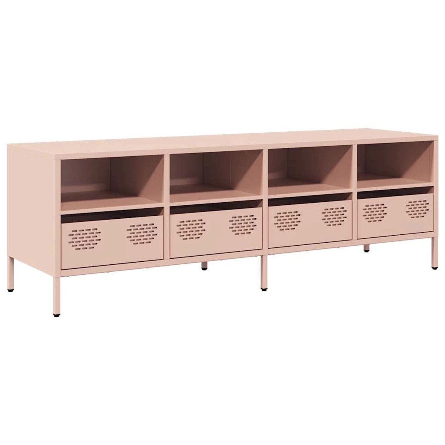 vidaXL TV-Schrank Rosa 135x39x43,5 cm Kaltgewalzter Stahl 851329 günstig online kaufen